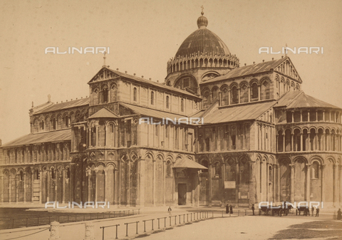 AVQ-A-001185-0049 - Exterior view of the apse, Cathedral of Pisa - Date of photography: 1875-1880 - Alinari Archives, Florence