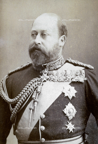 AVQ-A-001292-0017 - Half-length portrait of Edward VII, King of Great Britain and Ireland - Date of photography: 1870-1890 ca. - Alinari Archives, Florence