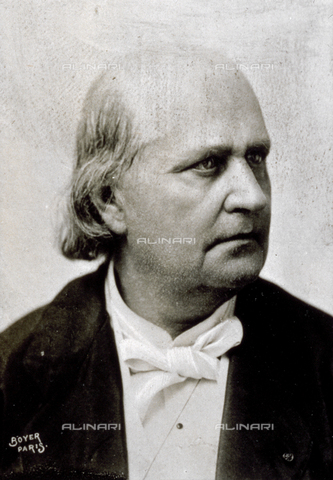 AVQ-A-001391-0278 - Half-length portrait of the famous French poet Charles Leconte de Lisle - Date of photography: 1880-1890 ca. - Alinari Archives, Florence
