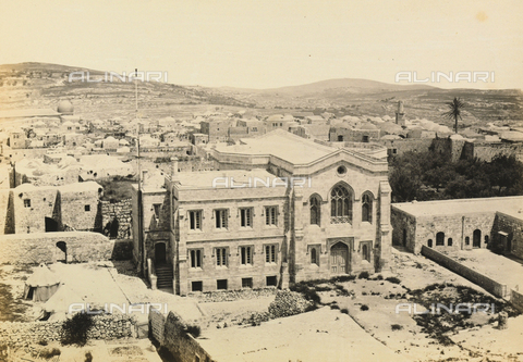 AVQ-A-001437-0007 - "Egypt and Palestine": view of Jerusalem with the English Church in the foreground - Date of photography: 1857 - Alinari Archives, Florence