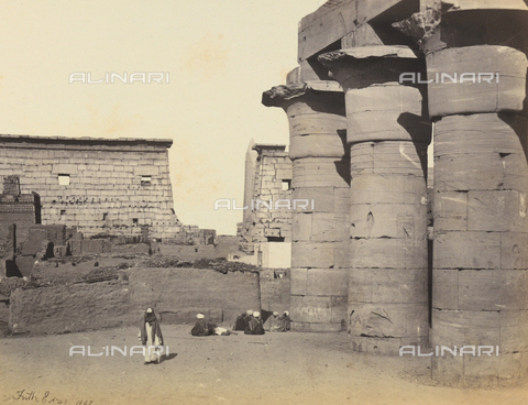 AVQ-A-001437-0008 - "Egypt and Palestine": ruins of Luxor, Egypt - Date of photography: 1857 - Alinari Archives, Florence