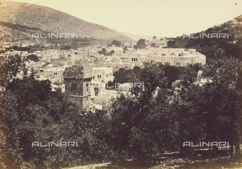 AVQ-A-001437-0011 - "Egypt and Palestine": view of Nablus-Shekhem, Palestine - Date of photography: 1857 - Alinari Archives, Florence