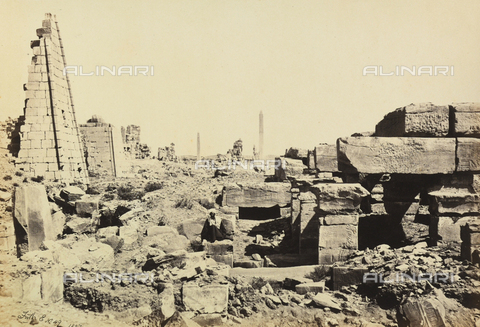 AVQ-A-001437-0039 - "Egypt and Palestine": the archaeological site of Karnak - Date of photography: 1857 - Alinari Archives, Florence