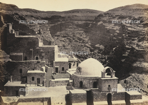 AVQ-A-001437-0049 - "Egypt and Palestine": Monastery of Mar Saba near Jerusalem - Date of photography: 1857 - Alinari Archives, Florence