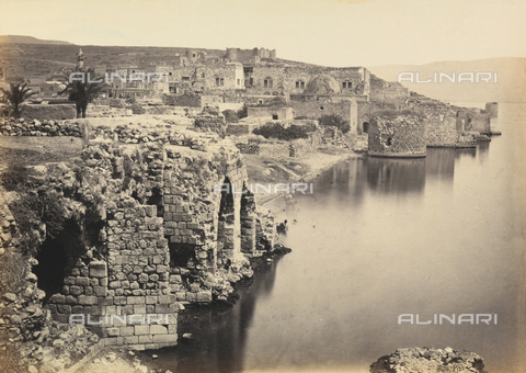 AVQ-A-001437-0051 - "Egypt and Palestine": view of Tverya with the lake of the same name - Date of photography: 1857 - Alinari Archives, Florence
