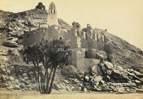 AVQ-A-001437-0065 - "Egypt and Palestine": view of the island of Agilkia with the ruins of a mosque, environs of Philae, Assuan, Egypt - Date of photography: 1857 - Alinari Archives, Florence
