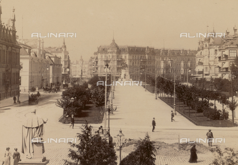 AVQ-A-001501-0102 - "Reisebilder (Photo Travel) - Richard Schmidt ": view of Stettin - Konigsplatz - Date of photography: 21/06/1897 - Alinari Archives, Florence