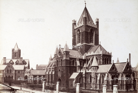 AVQ-A-001504-0034 - Christ Church in Dublin, cathedral of the protestant archdiocese of Dublin and Glendalough - Date of photography: 1880 - 1890 ca. - Alinari Archives, Florence