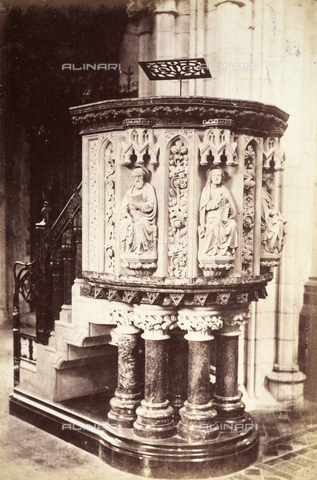 AVQ-A-001504-0036 - Pulpit, Christ Church, Dublin - Date of photography: 1880 - 1890 ca. - Alinari Archives, Florence