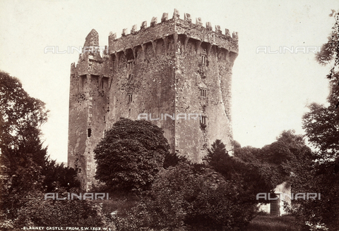 AVQ-A-001504-0038 - Ruins of the castle of Blarney, in the environs of Cork, Ireland - Date of photography: 1880 - 1890 ca. - Alinari Archives, Florence