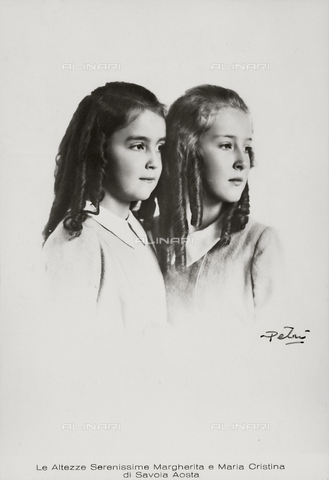 AVQ-A-001519-0099 - Margherita e Maria Cristina di Savoia - Data dello scatto: 1940 ca. - Archivi Alinari, Firenze