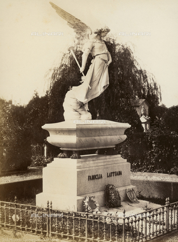 AVQ-A-001547-0028 - Monument to the family Lattuada, Monumental Cemetery in Milan - Date of photography: 1885 ca. - Alinari Archives, Florence