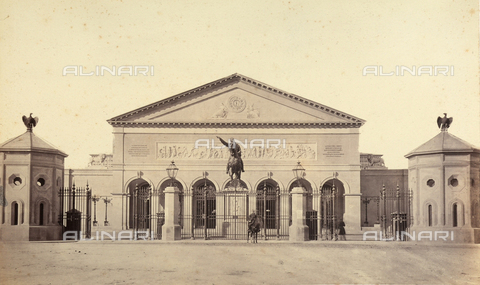 AVQ-A-001591-0001 - National Italian Exposition of 1861: main facade of the Exhibition Hall - Date of photography: 1861 - Alinari Archives, Florence