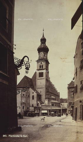 AVQ-A-001614-0020 - veduta della Parrocchia di Hall in Tirol, vicino Innsbruck - Data dello scatto: 1899 ca. - Archivi Alinari, Firenze