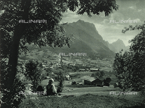 AVQ-A-001889-0040 - Panorama of Cortina d'Ampezzo - Date of photography: 1925-1930 ca. - Alinari Archives, Florence