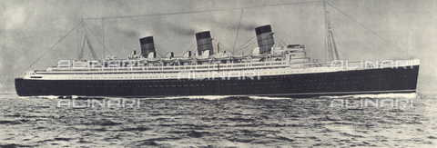 AVQ-A-002346-0013 - R.M.S. Queen Mary: the transatlantic Queen Mary - Date of photography: 1936 - Alinari Archives, Florence