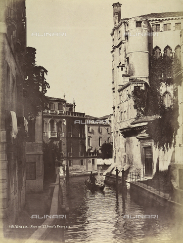 AVQ-A-002614-0154 - Rivo dei Santi Gervasio e Protasio, Venice - Date of photography: 1890 - Alinari Archives, Florence