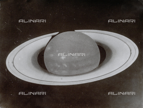 AVQ-A-002753-0118 - Il pianeta Saturno circondato dai caratteristici anelli - Data dello scatto: 1900 ca. - Abetti Fondo Acquisto / Archivi Alinari, Firenze