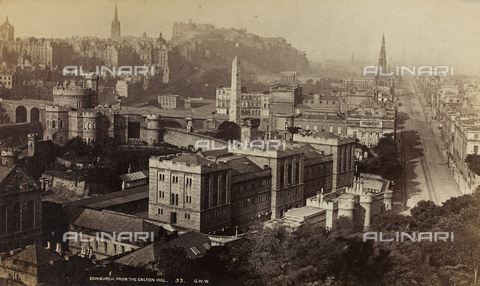 AVQ-A-002803-0001 - Album "Voyage en Ecosse Septembre 1880": View of Edinburgh from Calton Hill - Date of photography: 17/09/1880 - Alinari Archives, Florence