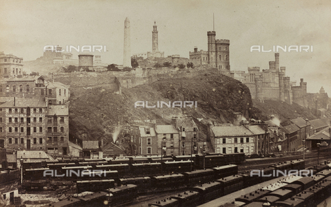 AVQ-A-002803-0004 - Album "Voyage en Ecosse Septembre 1880": View of Calton Hill in Edinburgh - Date of photography: 17/09/1880 - Alinari Archives, Florence