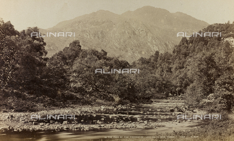 AVQ-A-002803-0010 - Album "Voyage en Ecosse Septembre 1880": View of the mountains Trossachs - Date of photography: 18/09/1880 - Alinari Archives, Florence