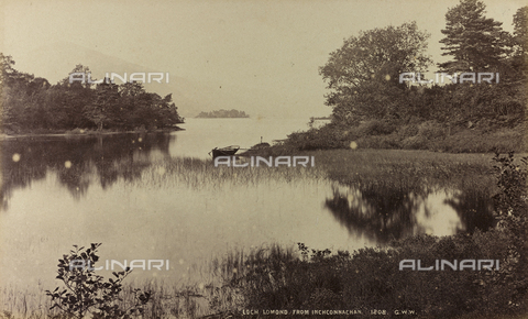 AVQ-A-002803-0016 - Album "Voyage en Ecosse Septembre 1880": Lomond lake in Scotland - Date of photography: 18/09/1880 - Alinari Archives, Florence