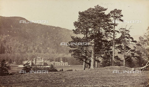 AVQ-A-002803-0023 - Album "Voyage en Ecosse Septembre 1880": View of Taymouth Castle in Kenmor, the Scottish Highlands - Date of photography: 21/09/1880 - Alinari Archives, Florence