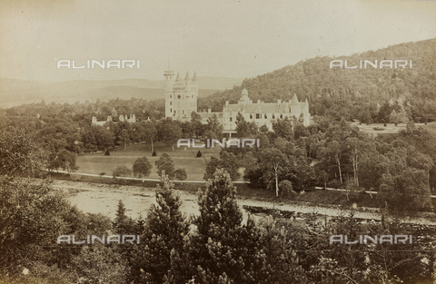 AVQ-A-002803-0027 - Album "Voyage en Ecosse Septembre 1880": View of Balmoral Castle in Scotland - Date of photography: 23/09/1880 - Alinari Archives, Florence