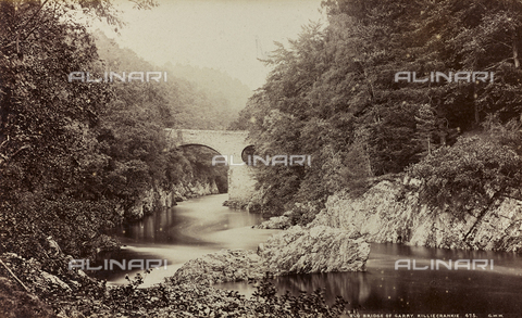 AVQ-A-002803-0032 - Album "Voyage en Ecosse Septembre 1880": Bridge over the River Garry in Killiercrankie in Scotland - Date of photography: 25/09/1880 - Alinari Archives, Florence