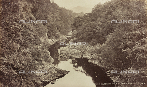 AVQ-A-002803-0033 - Album "Voyage en Ecosse Septembre 1880": River Garry in Killiercrankie in Scotland - Date of photography: 25/09/1880 - Alinari Archives, Florence