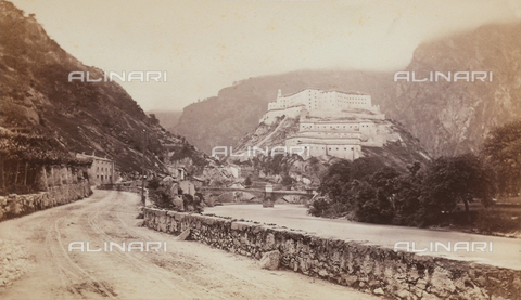 AVQ-A-002868-0003 - Bard Castle, Valle d'Aosta - Date of photography: 1865 - 1868 - Alinari Archives, Florence
