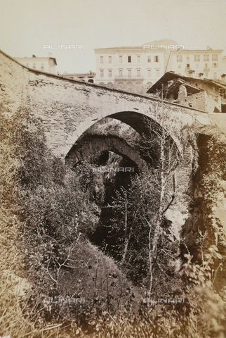 AVQ-A-002868-0007 - Ruins of a Roman bridge, Valle d'Aosta - Date of photography: 1865 - 1868 - Alinari Archives, Florence