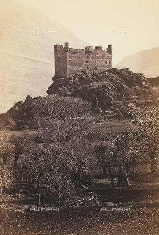 AVQ-A-002868-0008 - The Ussel castle in Chatillon, Valle d'Aosta - Date of photography: 1865 - 1868 - Alinari Archives, Florence