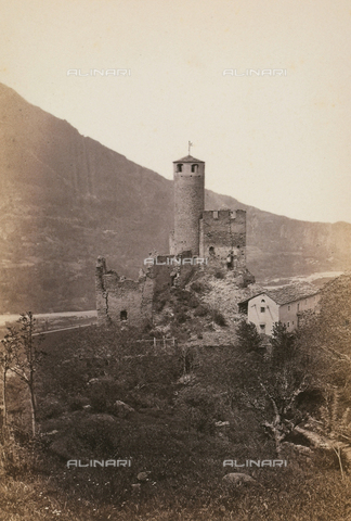 AVQ-A-002868-0013 - The castle of Chatelard a la Salle, in Valle d'Aosta - Date of photography: 1865 - 1868 - Alinari Archives, Florence