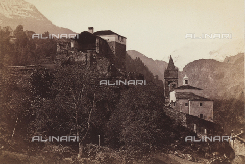 AVQ-A-002868-0017 - Ruins of Arvier Castle, Valle d'Aosta - Date of photography: 1865 - 1868 - Alinari Archives, Florence