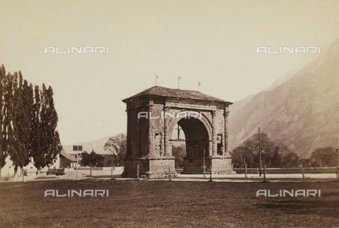 AVQ-A-002868-0023 - The Arch of Augustus, Aosta - Date of photography: 1865 - 1868 - Alinari Archives, Florence
