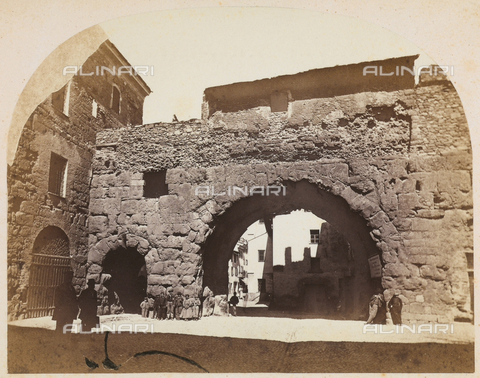 AVQ-A-002868-0025 - The Praetorian Gate of Aosta - Date of photography: 1865 - 1868 - Alinari Archives, Florence