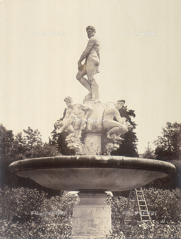 AVQ-A-002965-0046 - Fountain of Oceano in the Boboli Gardens of Florence - Date of photography: 1855 ca. - Alinari Archives, Florence