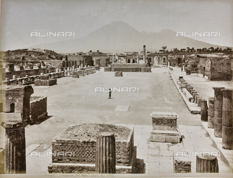 AVQ-A-003082-0030 - Album "Italy": View of the Forum in Pompeii - Date of photography: 1870-1880 - Alinari Archives, Florence
