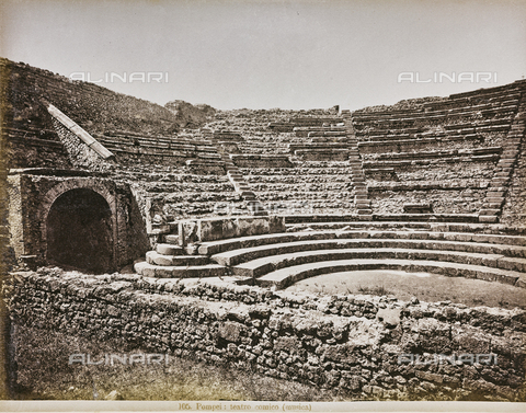 AVQ-A-003082-0036 - Album "Italy": The Comedy or Music Theater, said Piccolo Theater in Pompeii - Date of photography: 1870-1880 - Alinari Archives, Florence