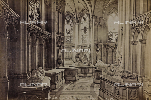 AVQ-A-003173-0044 - Deambulatorio della Cappella Reale di San Luigi ( Chapelle royale Saint-Louis), Dreux - Data dello scatto: 1880-1890 - Archivi Alinari, Firenze