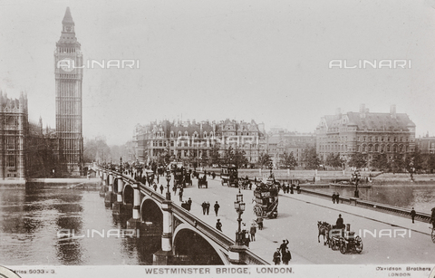 AVQ-A-003198-0017 - Westminster Bridge in London - Date of photography: 1897-23/05/1907 - Alinari Archives, Florence