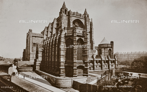 AVQ-A-003198-0051 - View of Liverpool Cathedral designed by Giles Gilbert Scott (1880-1960) - Date of photography: 1930-25/10/1933 - Alinari Archives, Florence