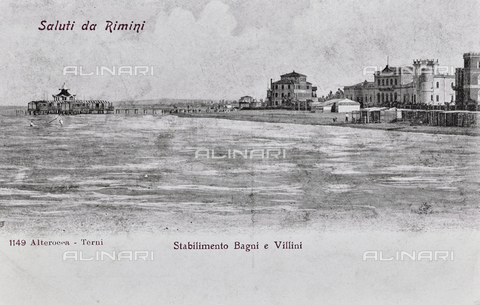 AVQ-A-003227-0023 - Stabilimento Bagni e Villini, Rimini - Data dello scatto: 1900-1910 - Archivi Alinari, Firenze