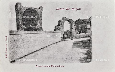 AVQ-A-003227-0027 - Resti delle mura malatestiane, Rimini - Data dello scatto: 1900-1910 - Archivi Alinari, Firenze