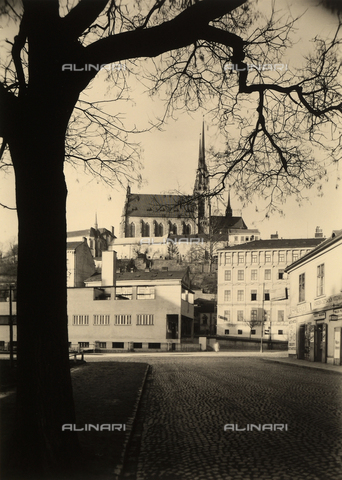 AVQ-A-003560-0007 - View of the cathedral, located on Petrov Hill in Brno, Czech Republic - Date of photography: 1937 - Alinari Archives, Florence