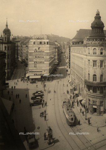 AVQ-A-003560-0012 - View of Koblizna Street in Brno, Czech Republic - Date of photography: 1937 - Alinari Archives, Florence