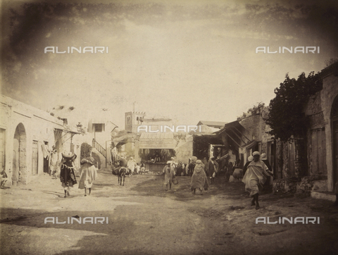 AVQ-A-003744-0003 - Bab-Djedid Square, Tunis - Date of photography: 1896 - Alinari Archives, Florence