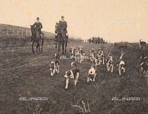 AVQ-A-003771-0002 - Fox hunting in the Roman countryside - Date of photography: 1896-97 - Alinari Archives, Florence