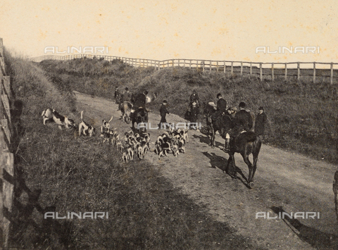 AVQ-A-003771-0005 - Fox hunting at Monte Mario, near Rome - Date of photography: 20/09/1896 - Alinari Archives, Florence